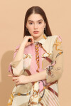 Caftano modello camicia a fantasia - 3
