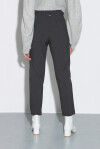 Pantaloni a vita alta con cintura - 2