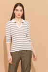 Striped polo shirt - 3