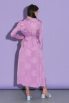 Long floral jacquard dress - 2