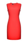 Sheath dress with golden buttons - 1