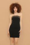 Elegant sheath dress with decorations - 4