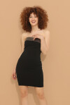 Elegant sheath dress with decorations - 3