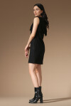 Tweed sheath dress with fringes - 2
