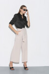 Flowy trousers with sash - 3