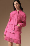 Tweed jacket with fringes - 3