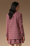 Patterned bouclé blazer - 2