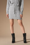Cable knit miniskirt - 4