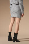 Cable knit miniskirt - 2