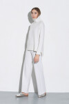 Straight knit trousers - 4