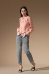 Blouse in habutai with ruffles - 4