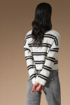 Gradient striped pullover - 2