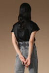 Blusa in satin stretch - 2