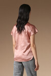 Blusa in satin stretch - 2