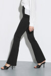 Fluid flared trousers - 4