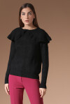 Maglia a costine con rouches - 4