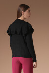 Maglia a costine con rouches - 2