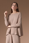 Long sleeve crewneck sweater - 1