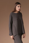 Long sleeve crewneck sweater - 1