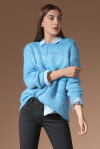 Maxi sweater in alpaca and mohair blend - 4