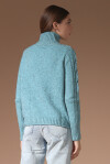 Maglione con trecce in misto yack - 2