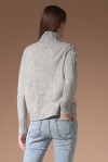 Maglione con trecce in misto yack - 2