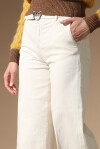 Pantaloni palazzo in bull comfort - 4