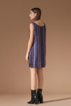 Vestito fantasia pied de poule - 2