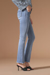 Jeans trombetta con frange - 3