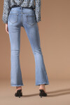 Jeans trombetta con frange - 2