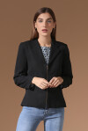 Blazer in lana con zip - 4