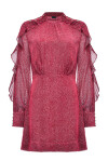 Vestito midi con volant - 1