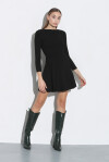 Dress with flared skirt - 3