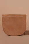 Borsa modello tolfa in pelle cognac - 2