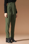 Pantalone a vita alta con cintura - 4