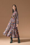 Long patterned dress - 4