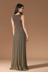Elegant dress with knot drape - 4
