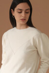 Maglia girocollo con maniche a sbuffo - 4