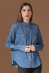 Camicia in denim twill leggero - 3