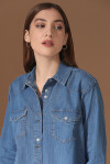 Camicia in denim twill leggero - 4