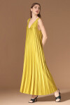 Long pleated dress - 1
