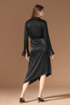 Crossover midi dress - 4