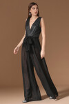 Lurex pinstripe palazzo trousers - 3