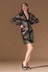 Full sequin mini dress - 4