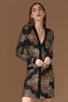 Full sequin mini dress - 3
