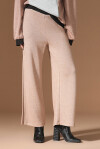 Pantaloni in maglia lurex con spacchi - 4