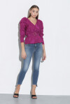 Fitted model jeans with asymmetrical bottom - 3