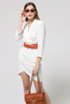 Wrap dress with belt - 3