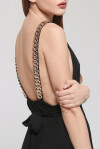 Long dress with chains - 4