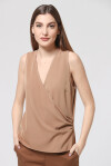 Crossover top in flowing crêpe - 4
